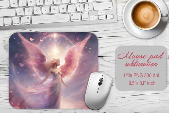 Download Fairy Love Design Sublimation Mouse Pad - Sublimation mouse pad Collection