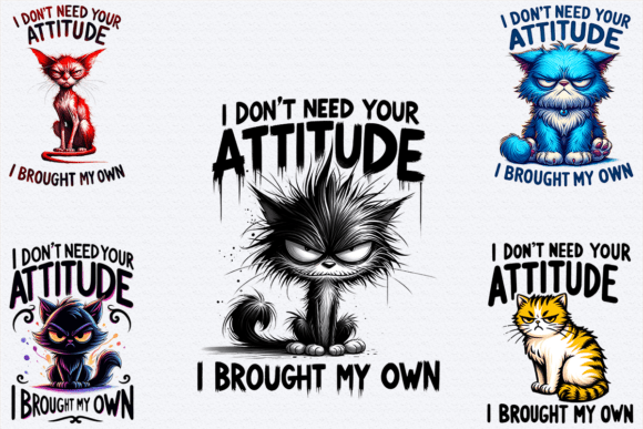 Download Sarcastic Cat Bundle Png, Grumpy Cat DTF - Premium Resources