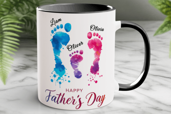 Download Personalized Fathers Day Mug Wrap Png - Premium Resources
