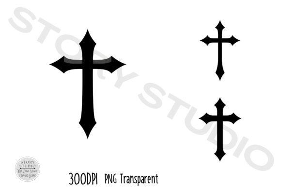 Download Gothic Cross Symbol Digital Graphic - Digital graphic Collection