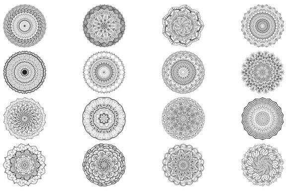 Download 46 Unique Detailed Designer Mandala Bundle - Unique Collection